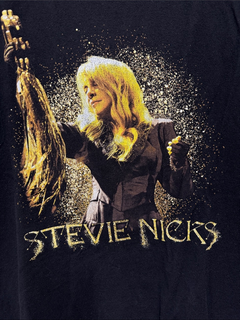 Stevie Nicks Black Short Sleeve Graphic Tee - Picture 3 of 3